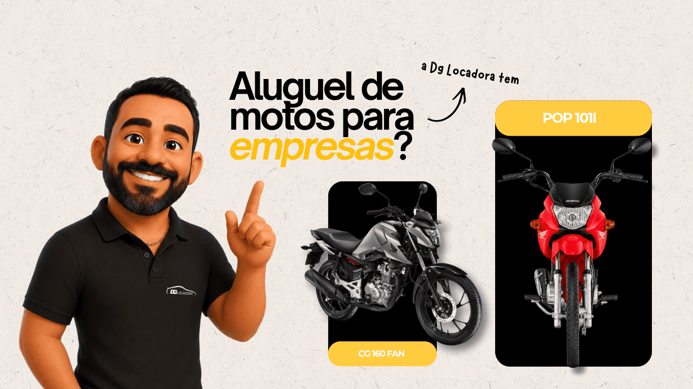 Aluguel de motos para empresas